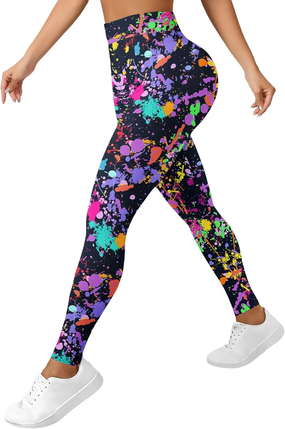 High Waisted Print Leggings for Women Gym Funny Womens Yoga Pants