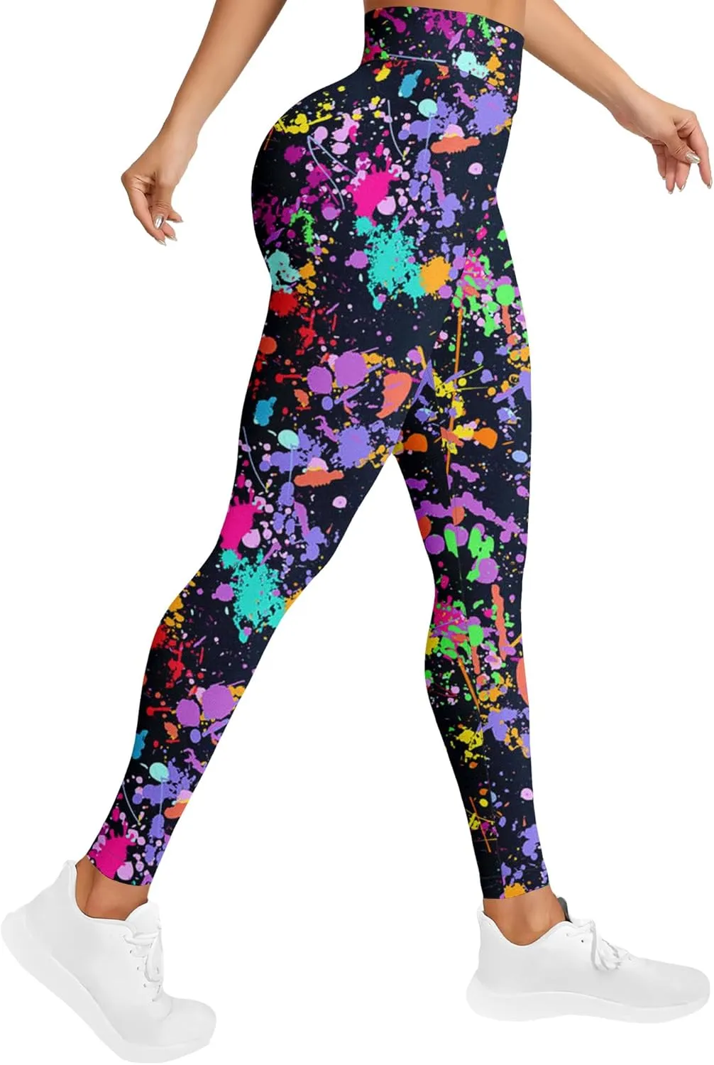 High Waisted Print Leggings for Women Gym Funny Womens Yoga Pants