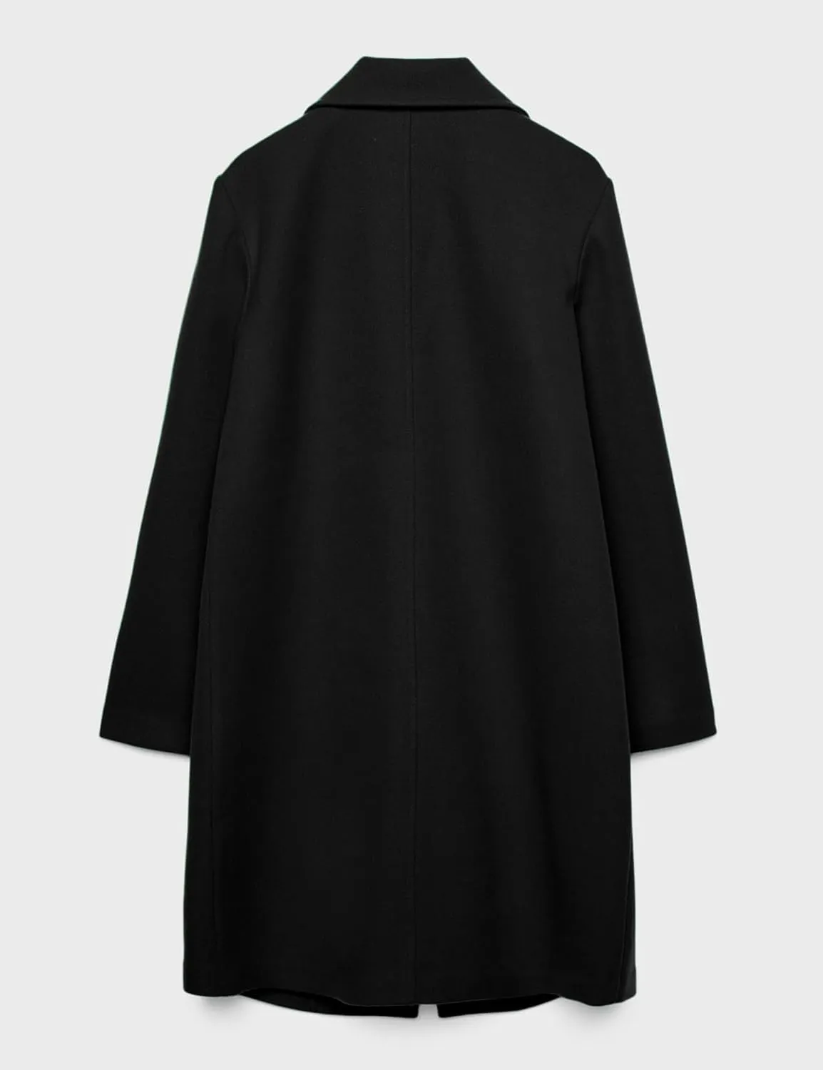 IDEALSANXUN Womens Fall Winter Wool Coats Midi Length Trench Coat Long Blazer Jackets