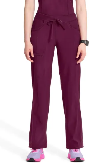 Infinity by Cherokee Straight Leg Drawstring Women Scrub Pants 360 Stretch with 4 Pockets 1123A