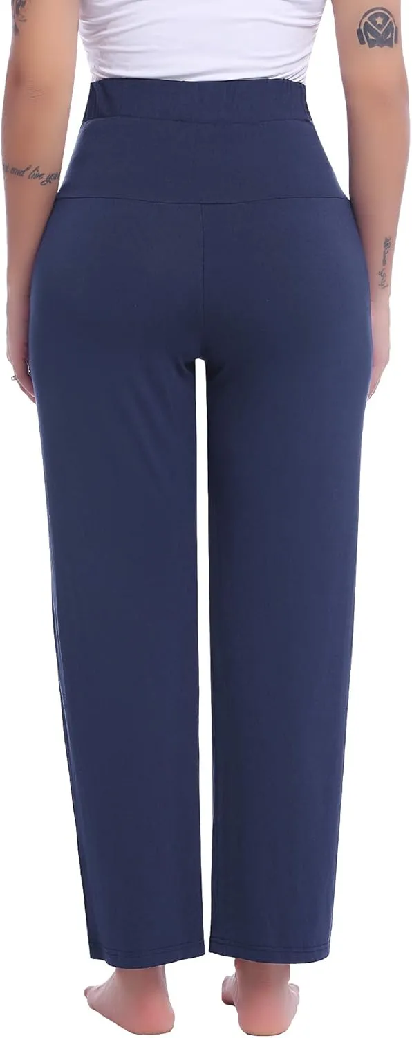 Joyaria Womens Maternity/Pregnancy Sweatpants Long Yoga/Pajama/Lounge Pants Over The Belly