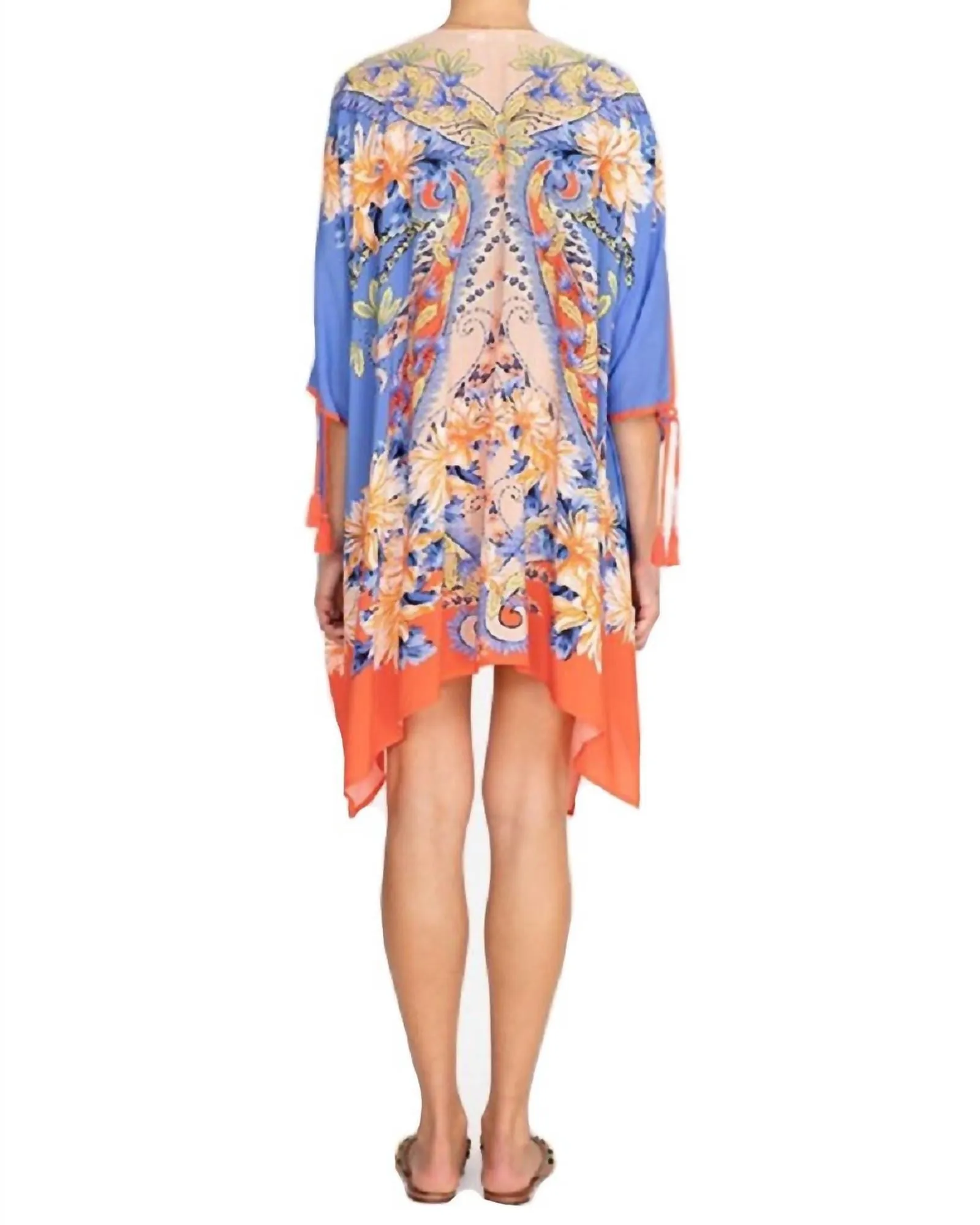 Kahlo Short Kimono Cover Up in Multi | Multi