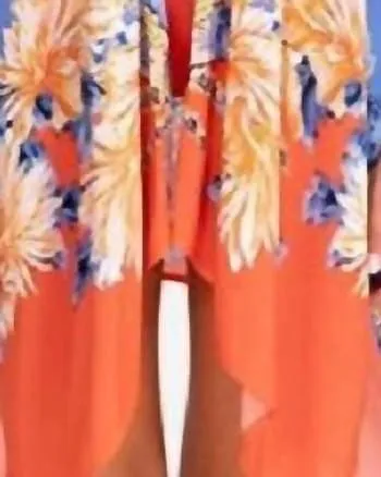 Kahlo Short Kimono Cover Up in Multi | Multi