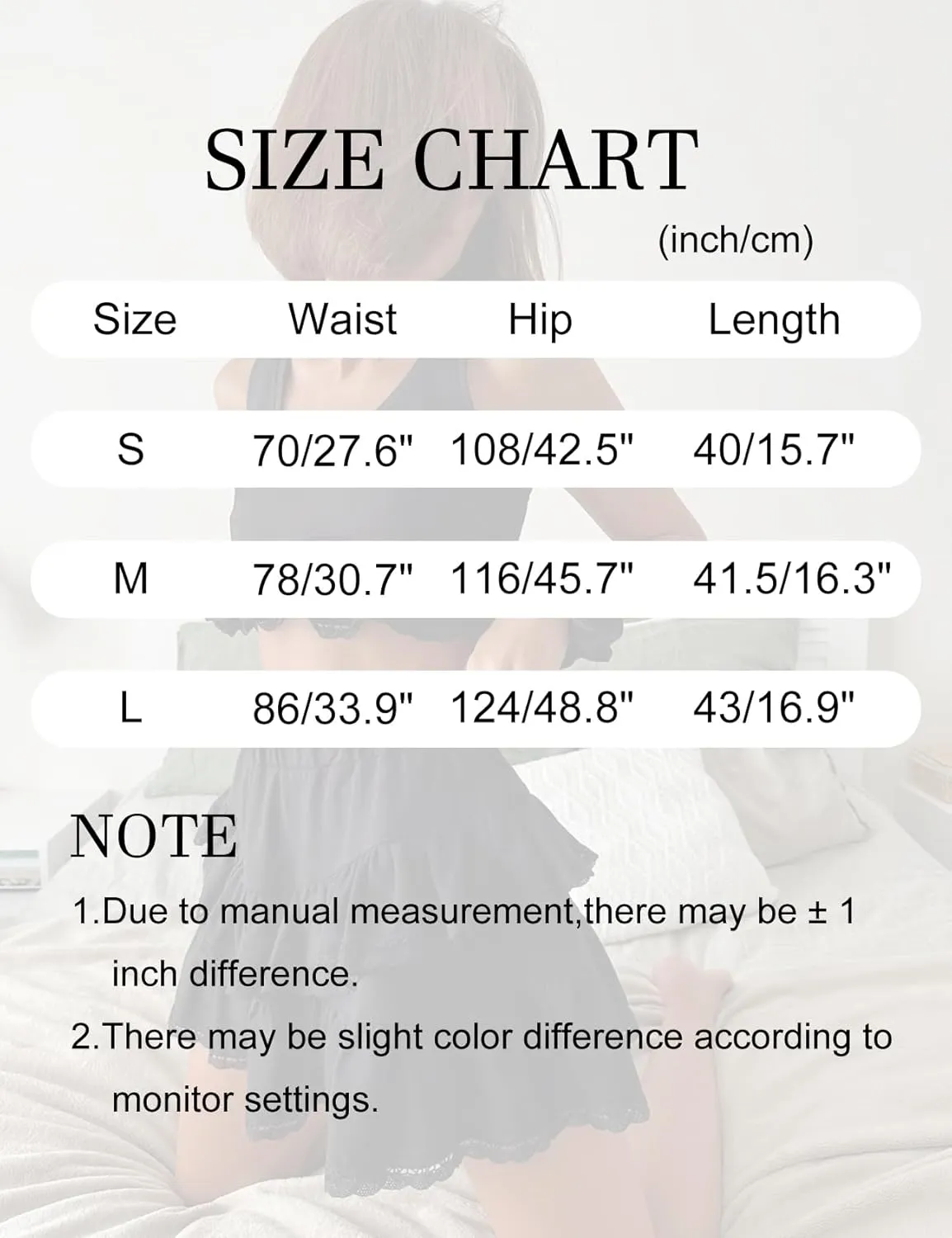 Kissonic Flowy Shorts for Women Cute Ruffle Tiered Skorts Elastic High Waisted Casual Beach Mini Skirt