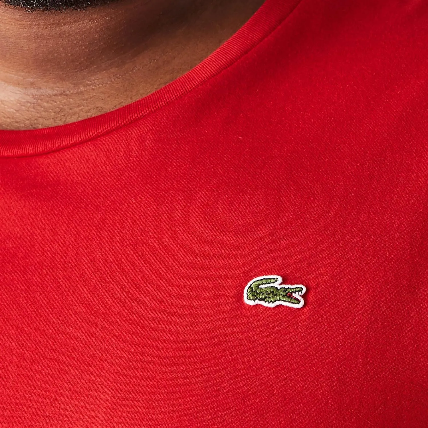 Lacoste Men's Big Fit Crew Neck Cotton Jersey T-Shirt