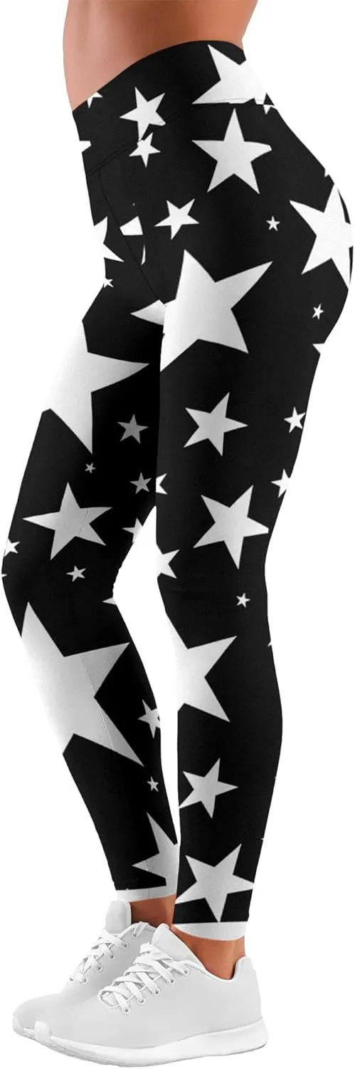 Leggings for Women Funny Printed Gym Womens Yoga Pants Floral Legging Tropical Athletic Pant