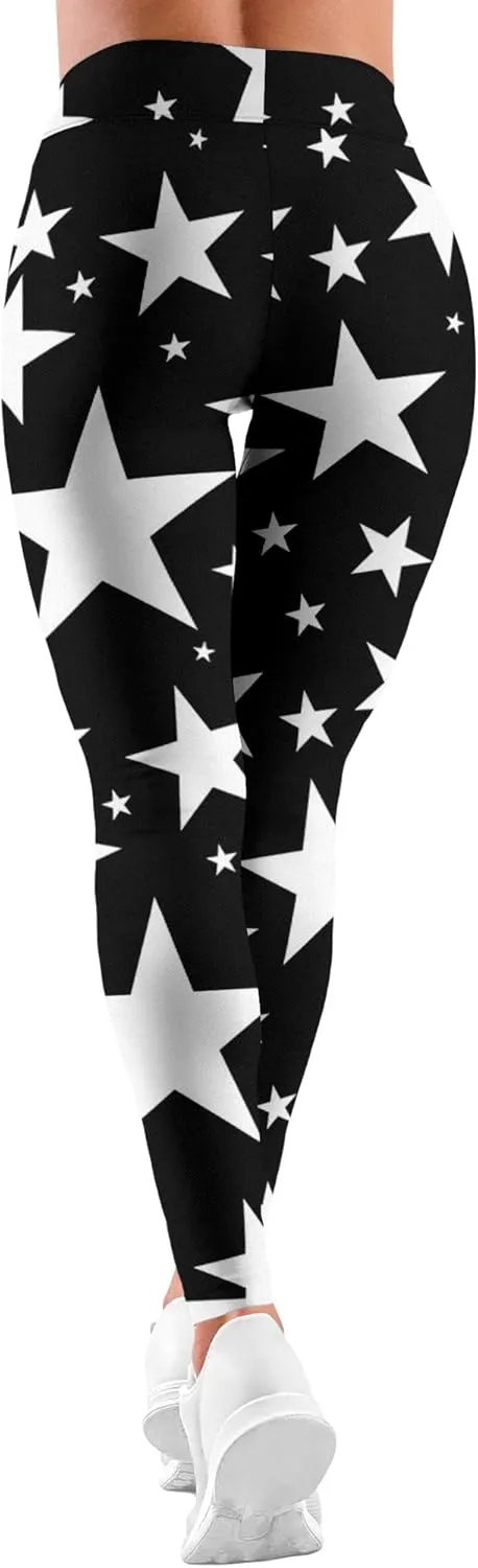 Leggings for Women Funny Printed Gym Womens Yoga Pants Floral Legging Tropical Athletic Pant