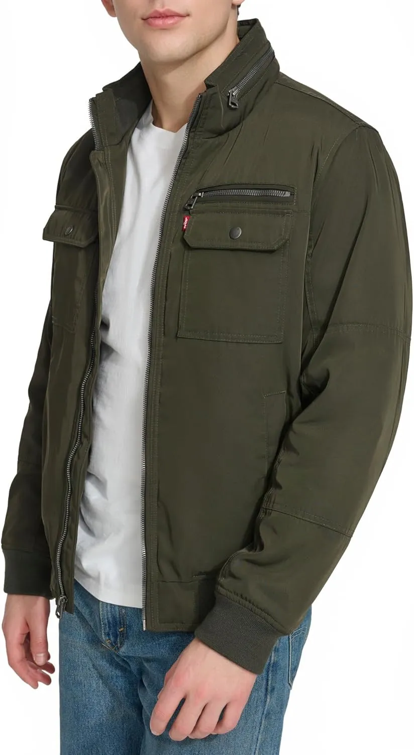 Levi's Men's Stand Collar Utility Bomber