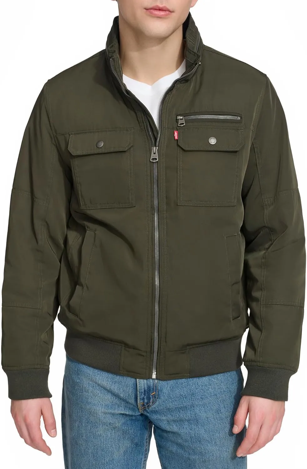 Levi's Men's Stand Collar Utility Bomber