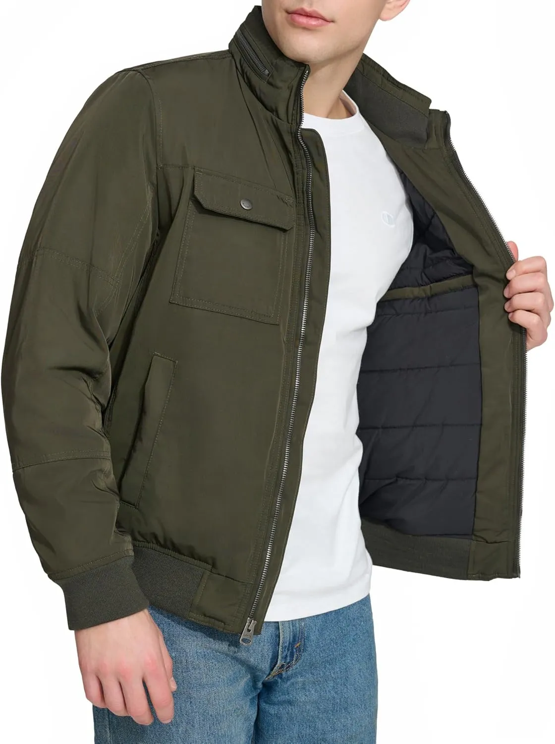 Levi's Men's Stand Collar Utility Bomber