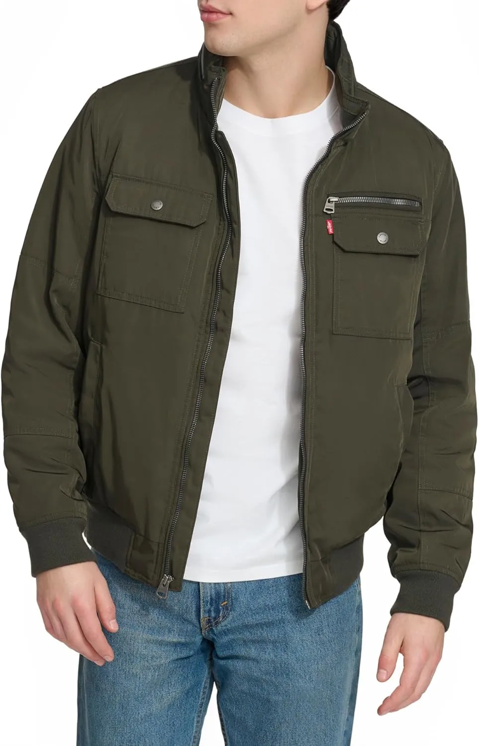 Levi's Men's Stand Collar Utility Bomber