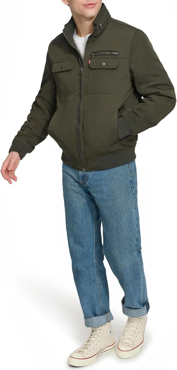 Levi's Men's Stand Collar Utility Bomber