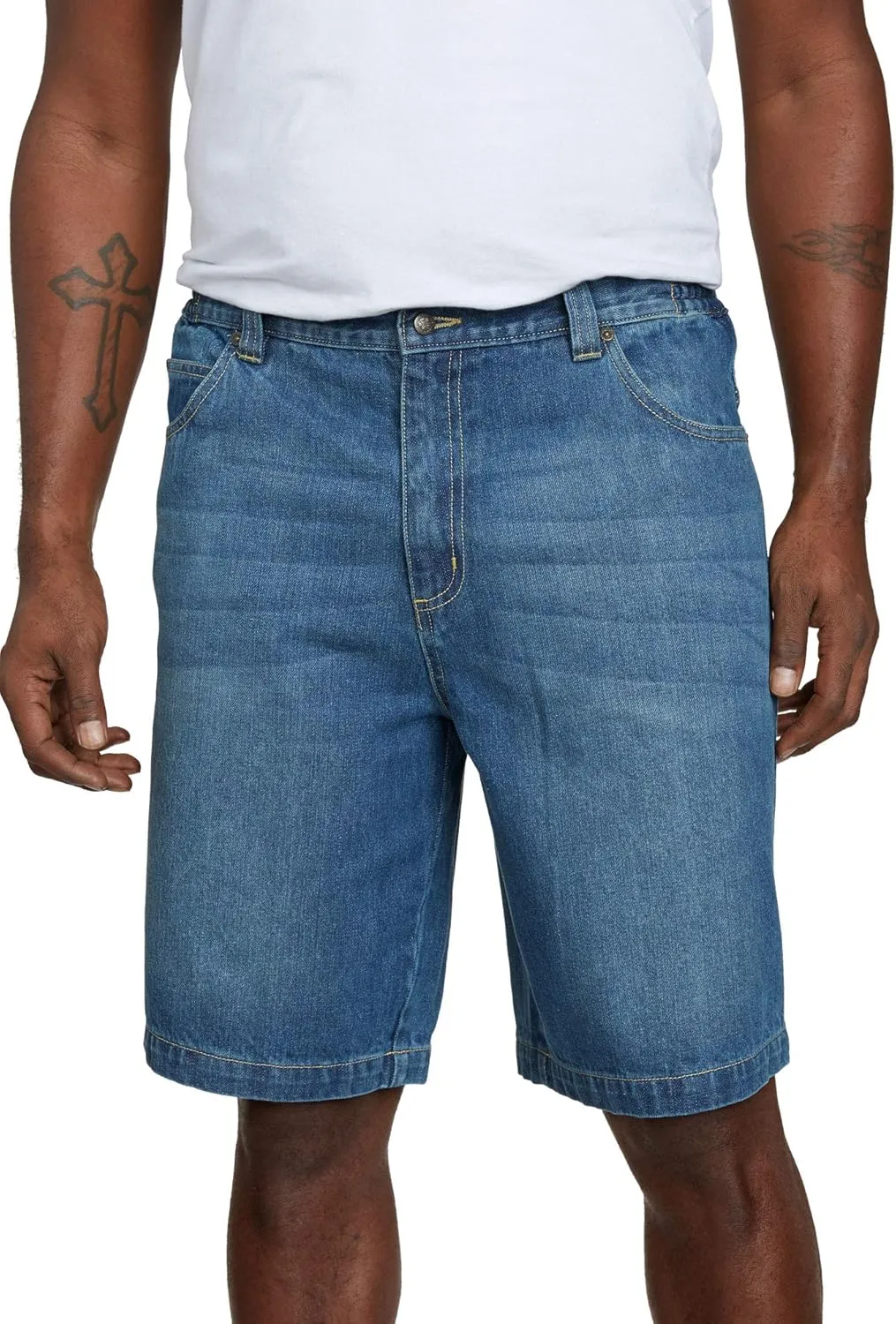 Liberty Blues by Kingsize Men's Big & Tall 5-Pocket Denim Shorts