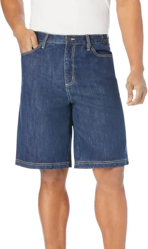 Liberty Blues by Kingsize Men's Big & Tall 5-Pocket Denim Shorts