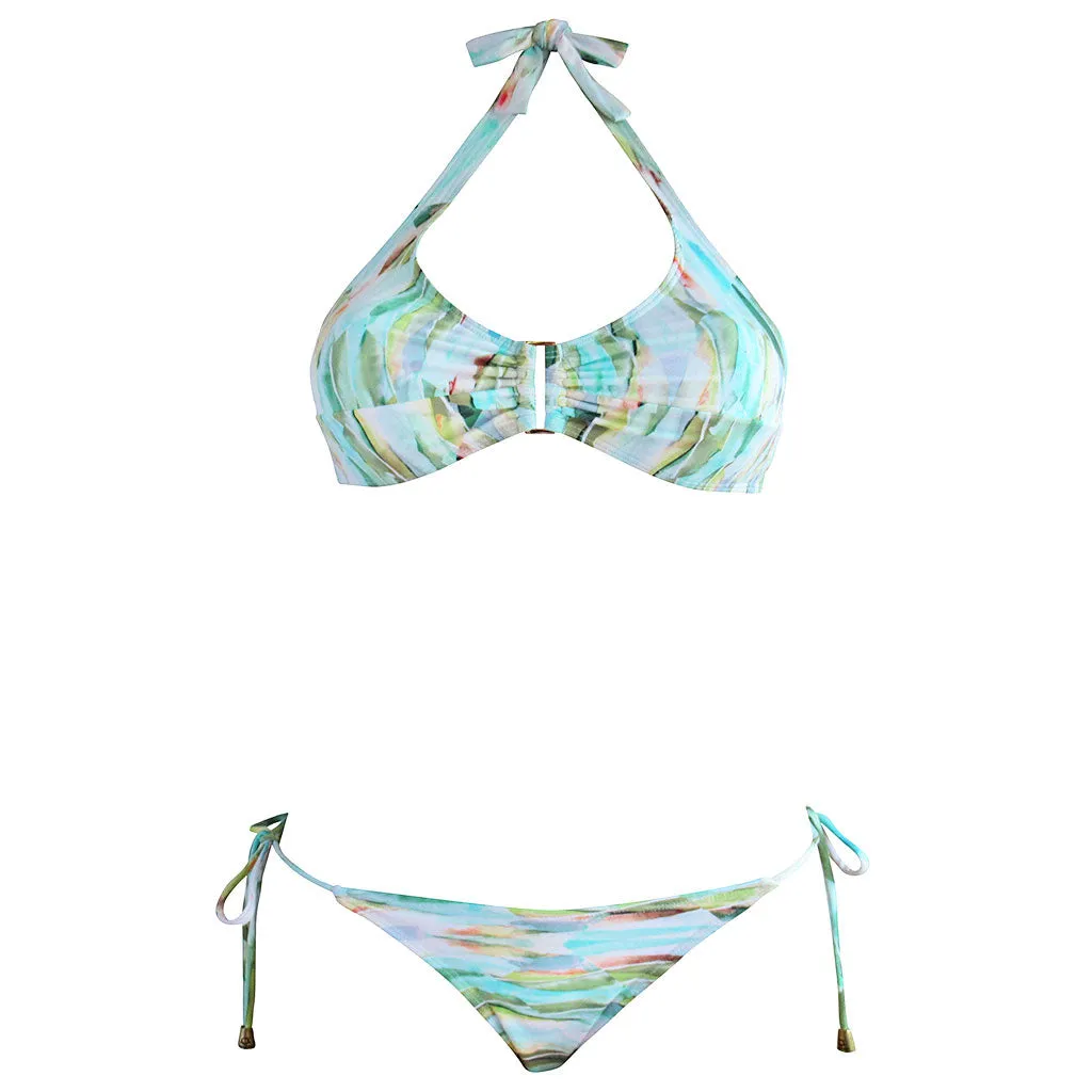 Liquido Abstract Spring Print Bikini