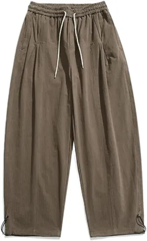 LIXINGHEITANG Pants Men Japan Korean Streetwear Loose Casual Wide Leg Baggy Boyfriend Harem Trousers Sweatpants