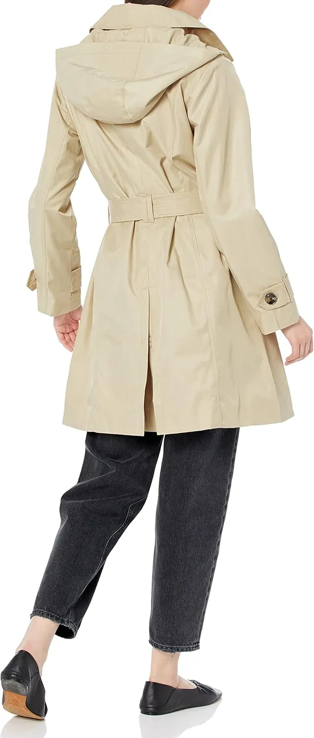 LONDON FOG Women's Double Breasted Trench Coat