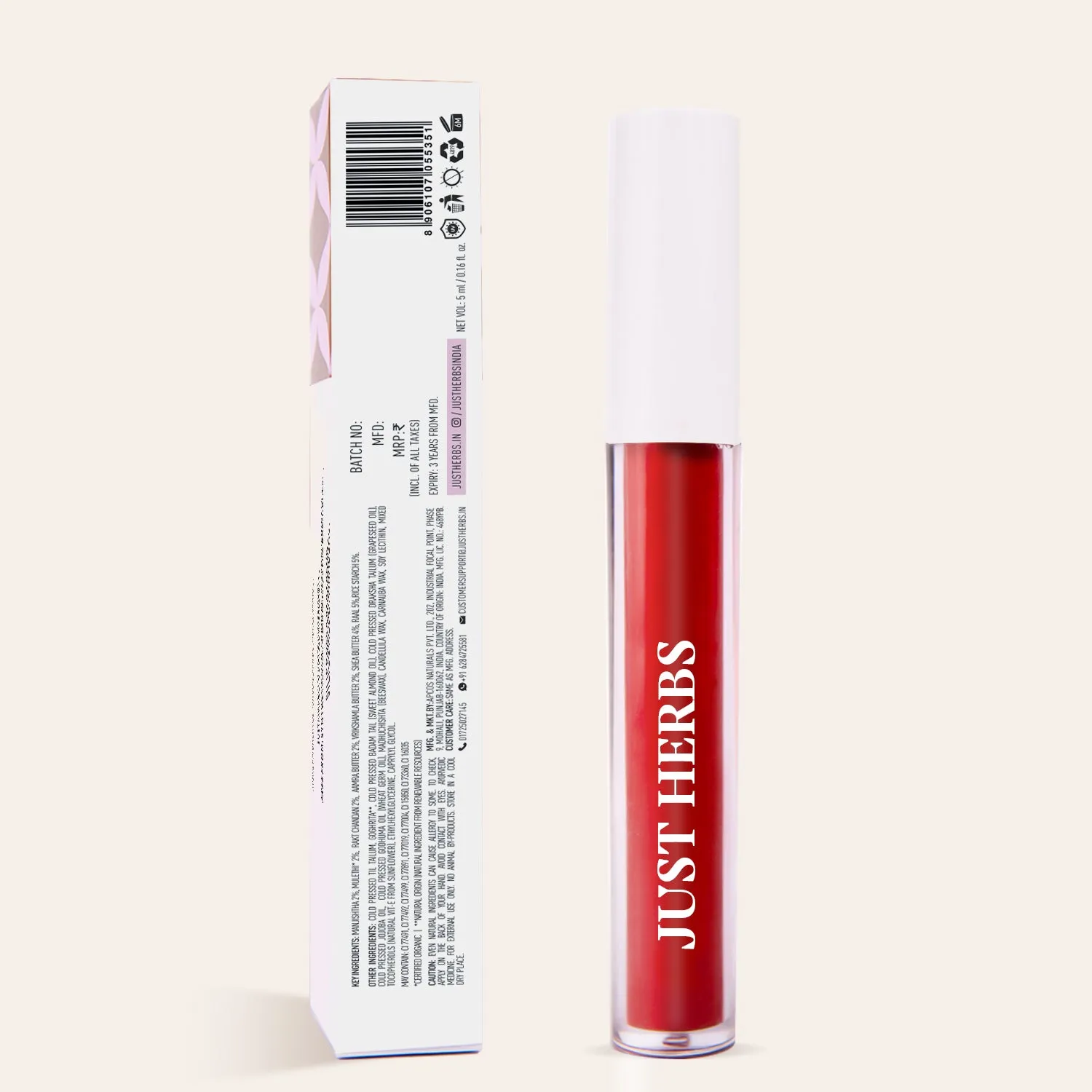 Long Stay Liquid Sindoor with Saffron and Sandalwood : 5 ml