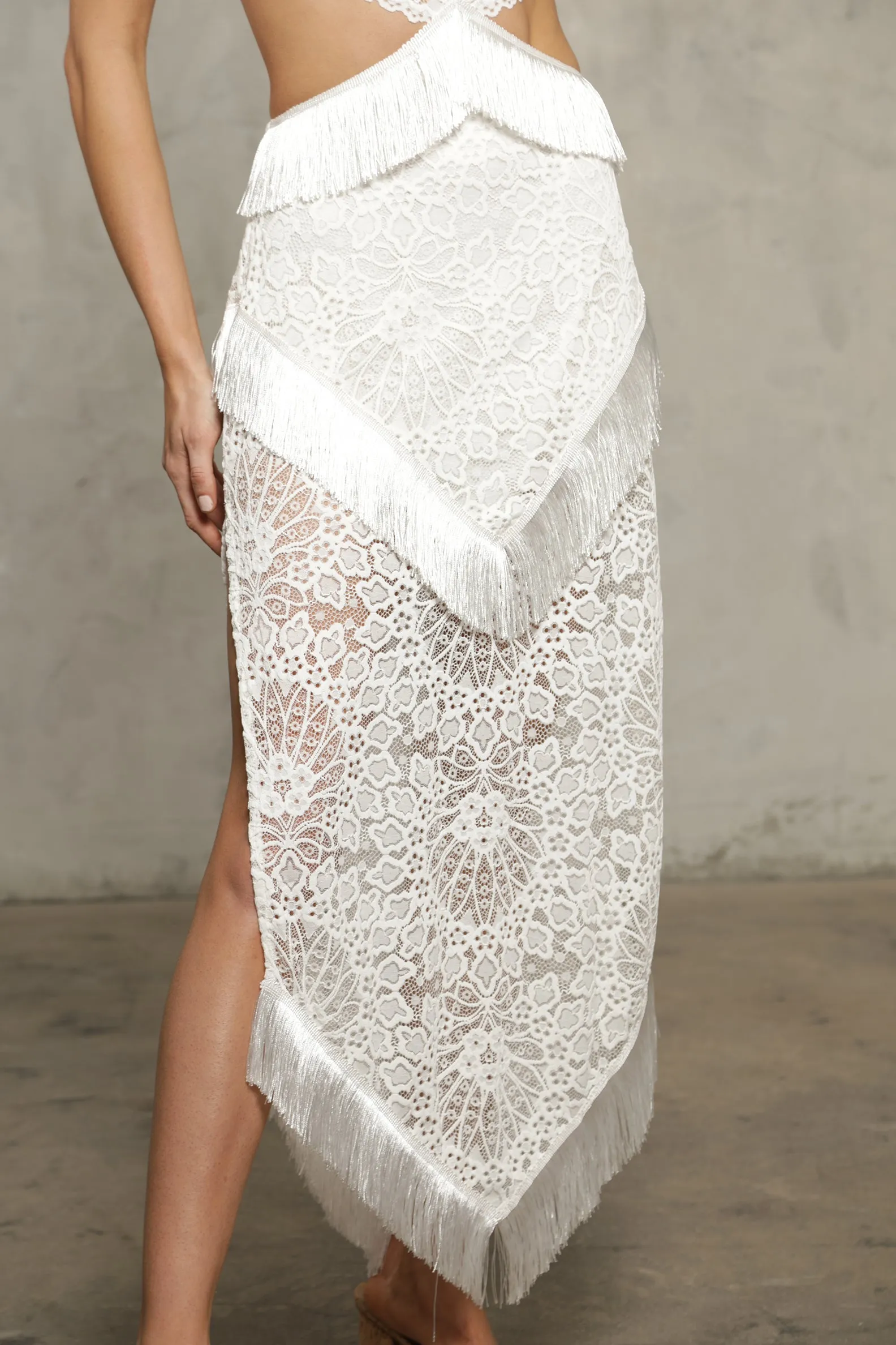 Lotus Lace Swim Maxi