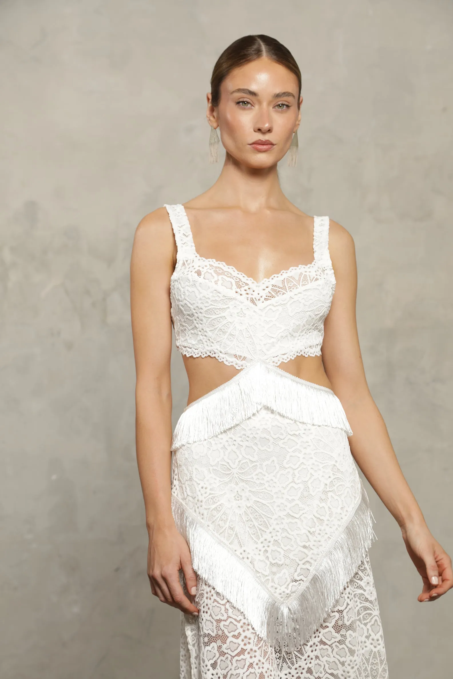Lotus Lace Swim Maxi