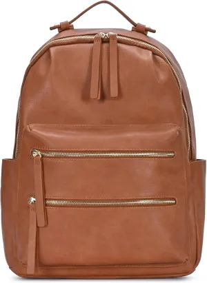 Madison West Kylee Backpack Purse for Women, Casual Daypack Handbag, Soft Vegan Leather
