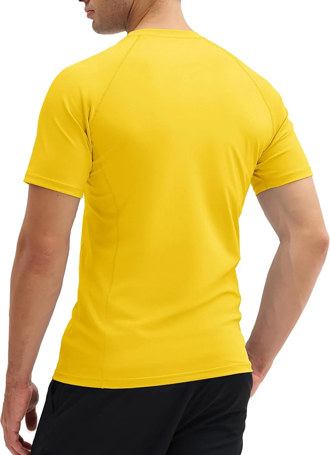 MAGCOMSEN Men's Short Sleeve UPF 50  T-Shirt Swim Quick Dry Rash Guard Athletic Surf Shirts Performance Water Shirts