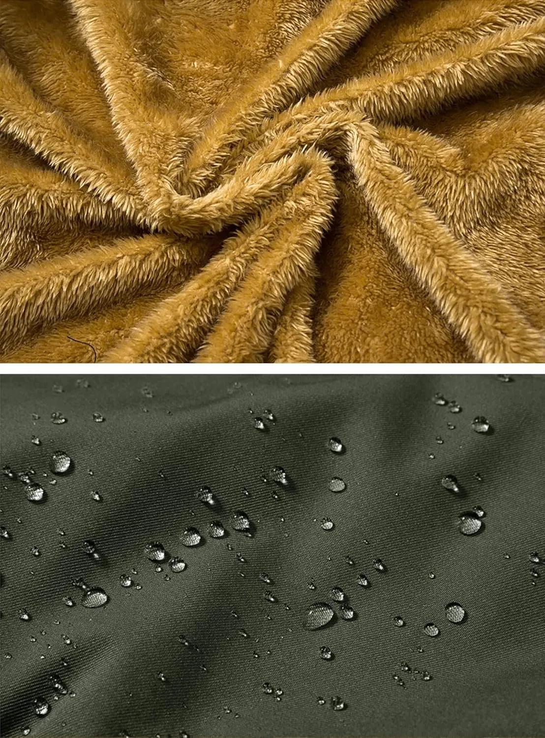 MAGNIVIT Men's Winter Jacket Puffer Coats Thicken Warm Fur Down Parka Jcket with Removable Hood