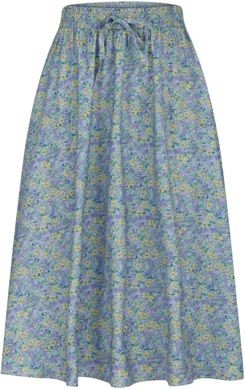 maisdgop Tennis Skirts for Women Casual Zip Knee Length Skirt 2024 Fashion Elastic High Waisted Pleated Skirts with Pockets