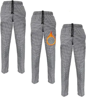 M&M SCRUBS Unisex Classic Chef Pants