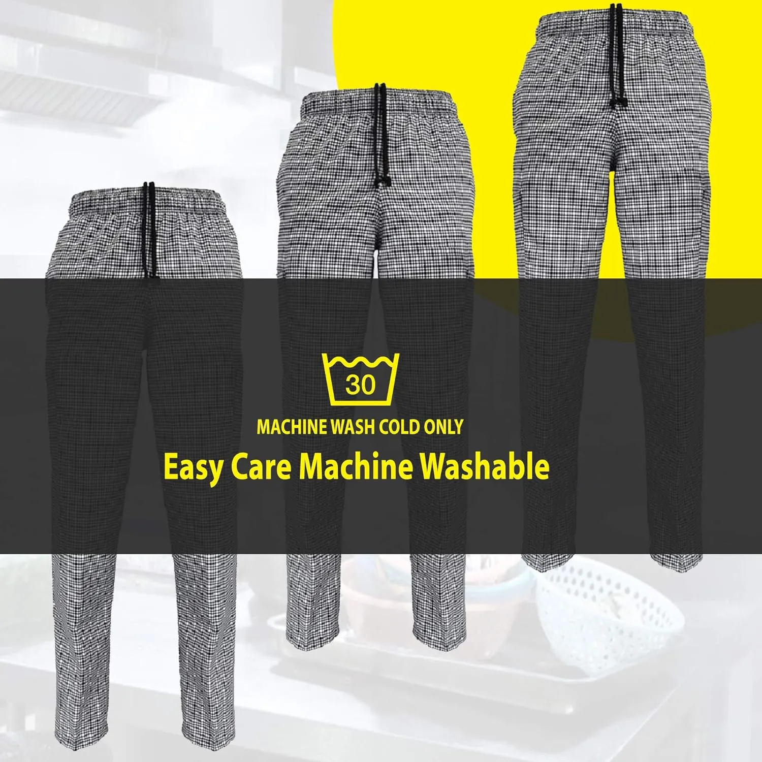 M&M SCRUBS Unisex Classic Chef Pants