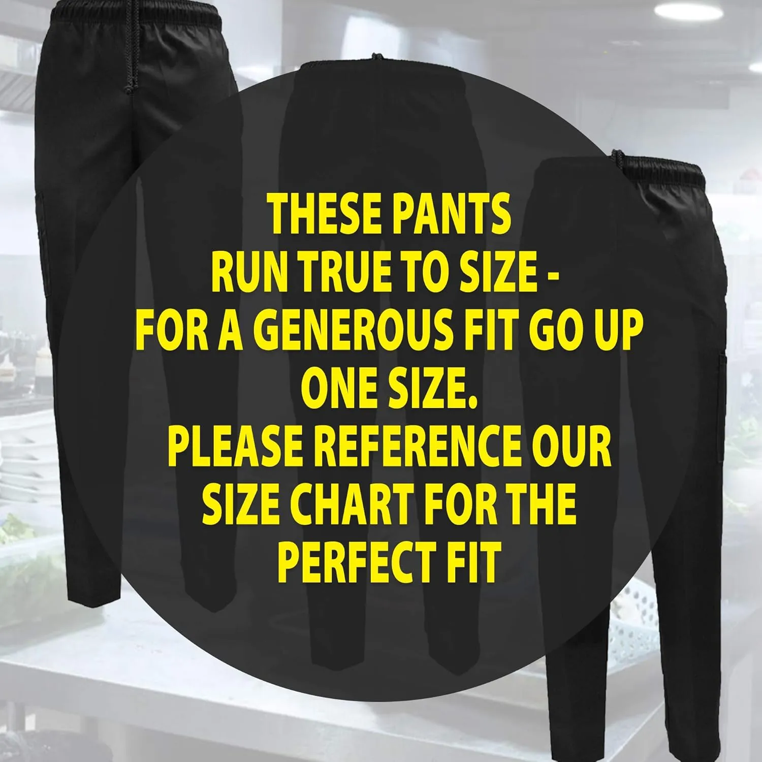 M&M SCRUBS Unisex Classic Chef Pants