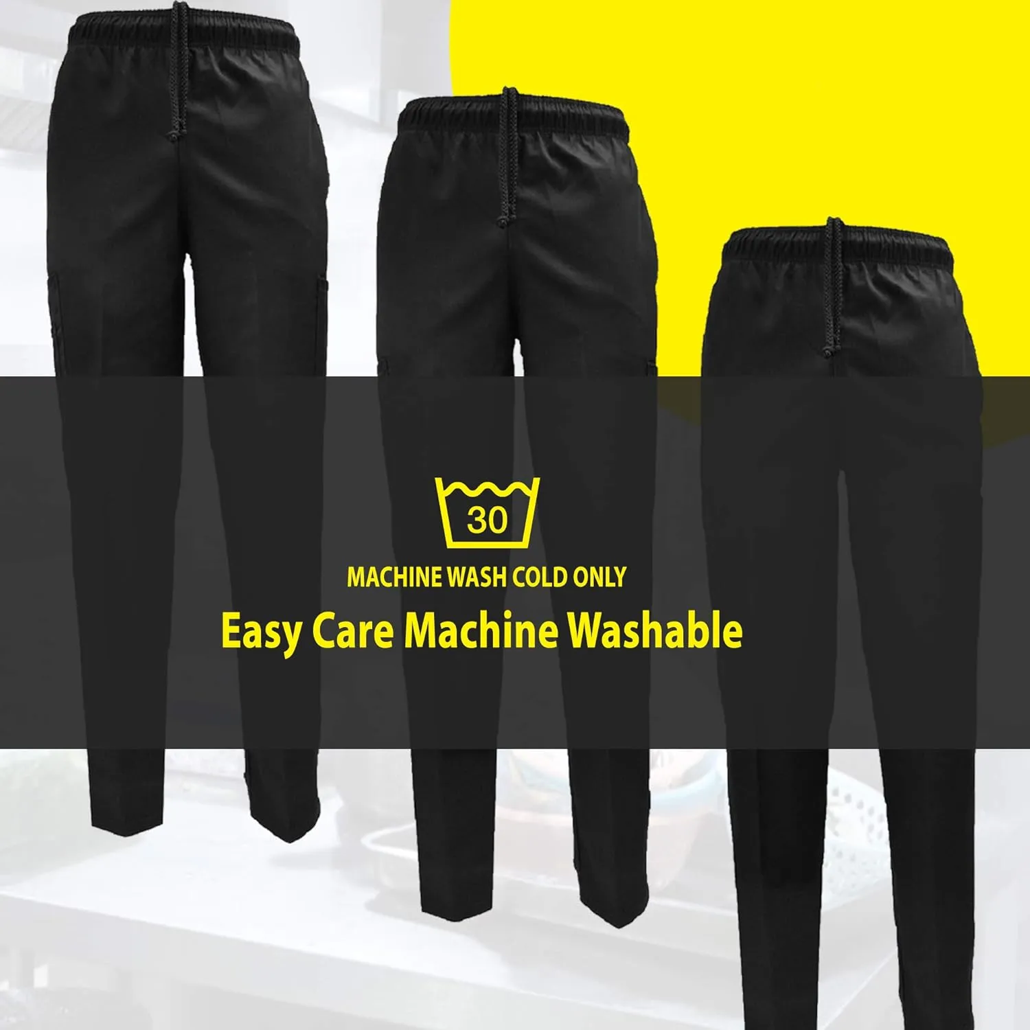 M&M SCRUBS Unisex Classic Chef Pants