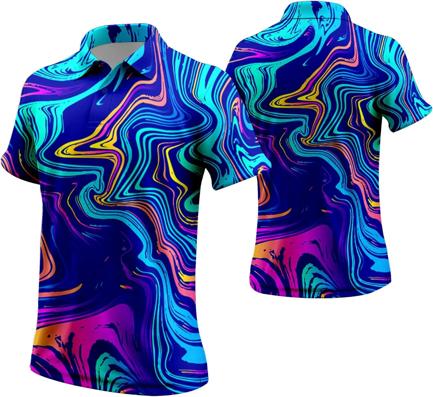 Mens 70s Golf Shirts for Men,Funny Golf Shirts for Men Short Sleeve,Mens 70s Shirt 70s Outfits for Men
