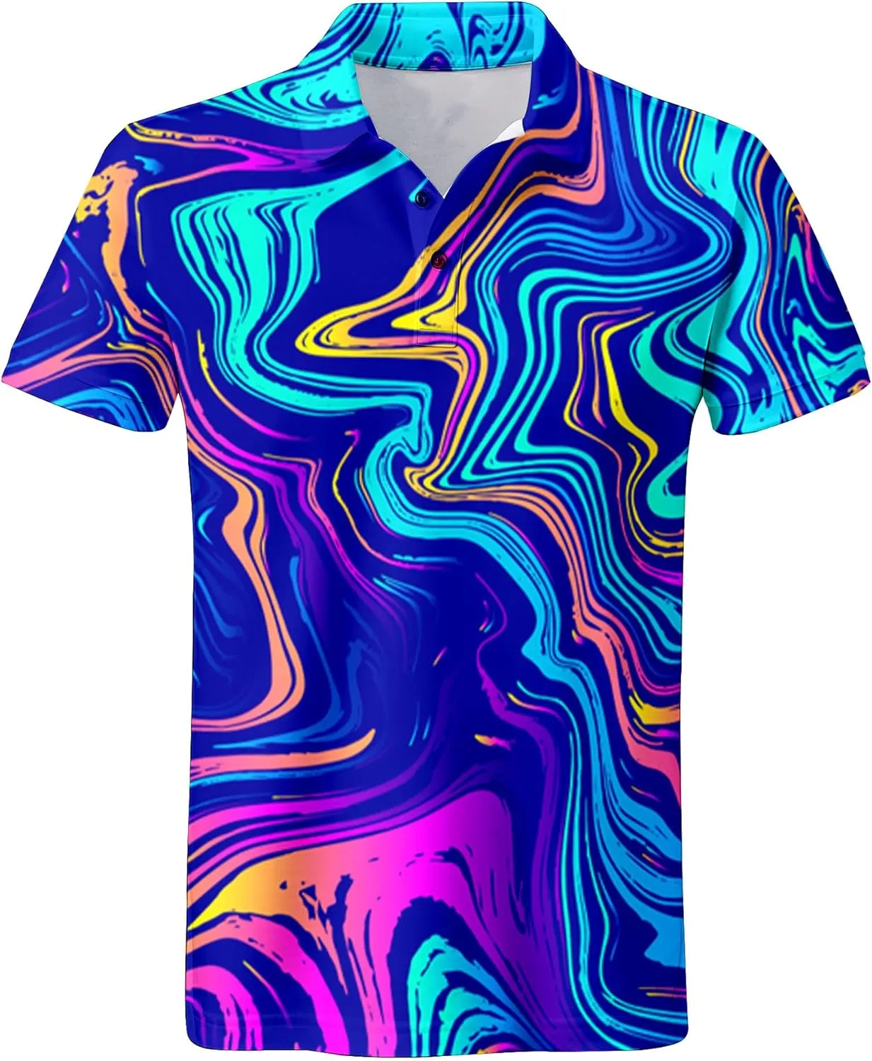 Mens 70s Golf Shirts for Men,Funny Golf Shirts for Men Short Sleeve,Mens 70s Shirt 70s Outfits for Men