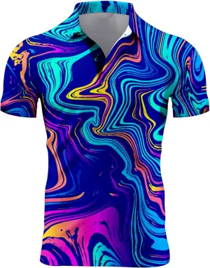 Mens 70s Golf Shirts for Men,Funny Golf Shirts for Men Short Sleeve,Mens 70s Shirt 70s Outfits for Men