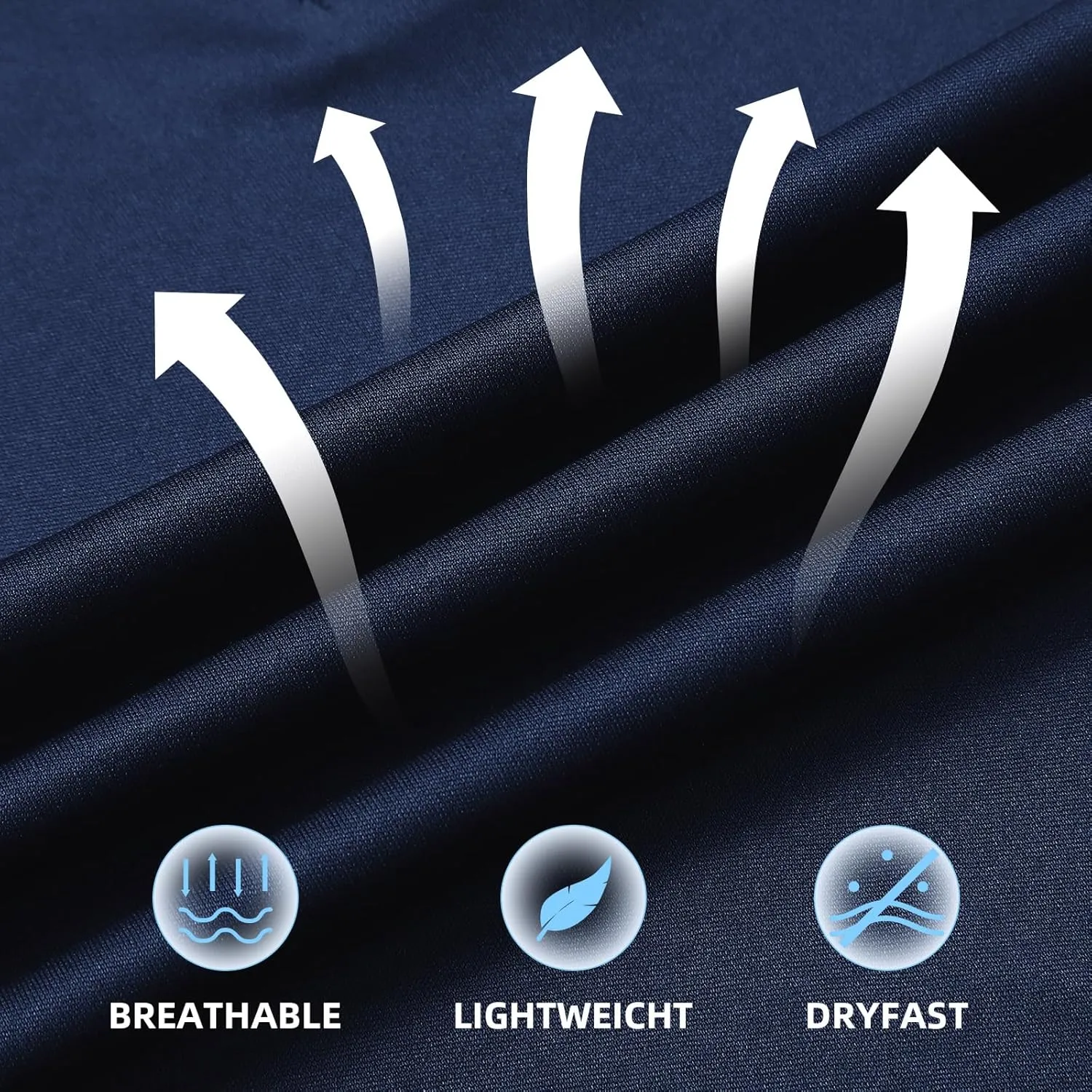 Men's Golf Polo Shirts,1 Pack/4 Pack Long Sleeve Quick Dry Athletic Casual Performance Collar Shirts for Men
