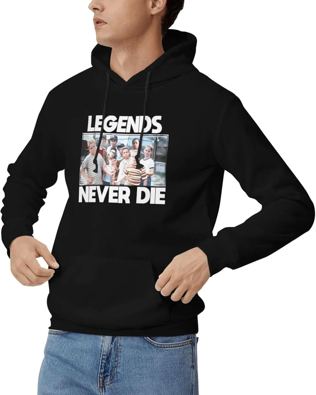 Mens Hooded Sweatshirt, Hooded Sportswear Shirts, Drawstring Pullover Hoodie