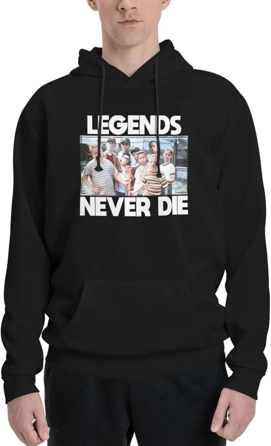 Mens Hooded Sweatshirt, Hooded Sportswear Shirts, Drawstring Pullover Hoodie