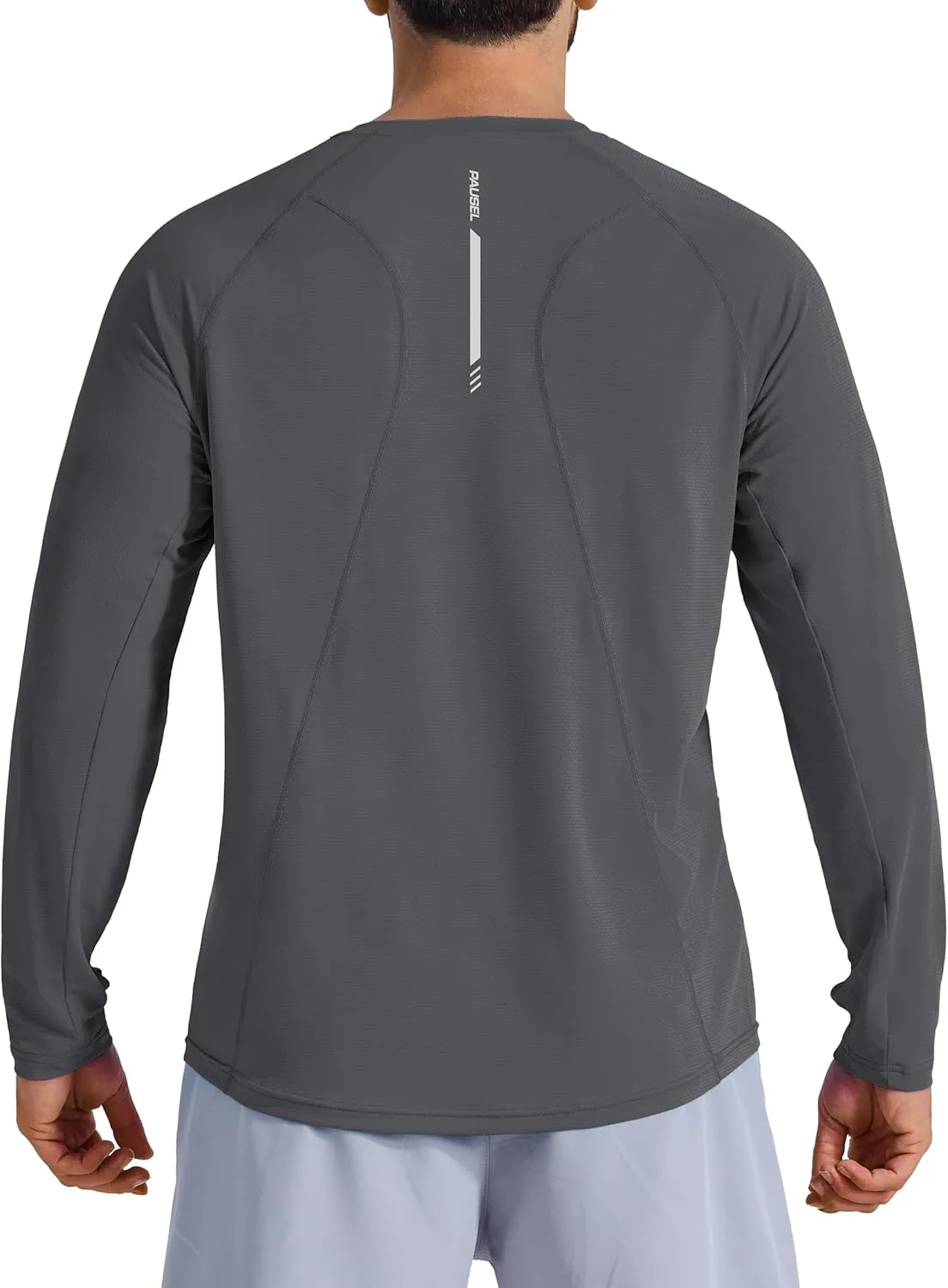 Men's Long Sleeve Sun Protection Swim Shirts UPF 50  Rash Guard Quick Dry Lightweight Fishing Shirts for Beach Summer