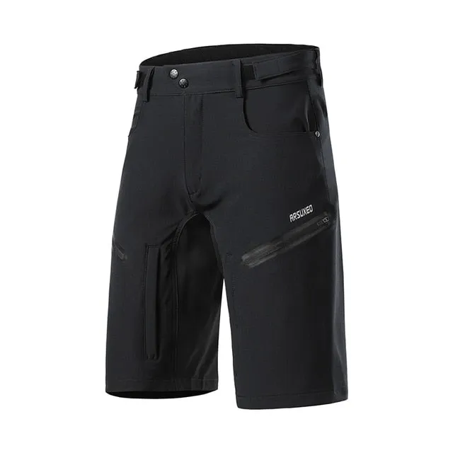 Mens MTB Cycling Shorts 5D Gel Padded Cycling Breathable Underwear Mountain Bike Loose Outdoor Downhill Shorts Mens Biker Shorts