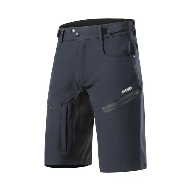 Mens MTB Cycling Shorts 5D Gel Padded Cycling Breathable Underwear Mountain Bike Loose Outdoor Downhill Shorts Mens Biker Shorts