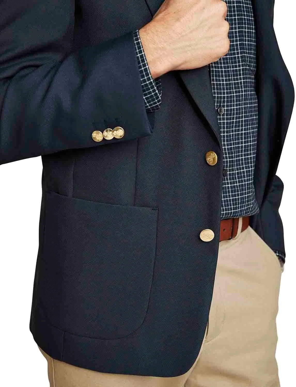 Men's Single Breasted Classic Oxford Regular Fit Blazer Formal or Casual Wear