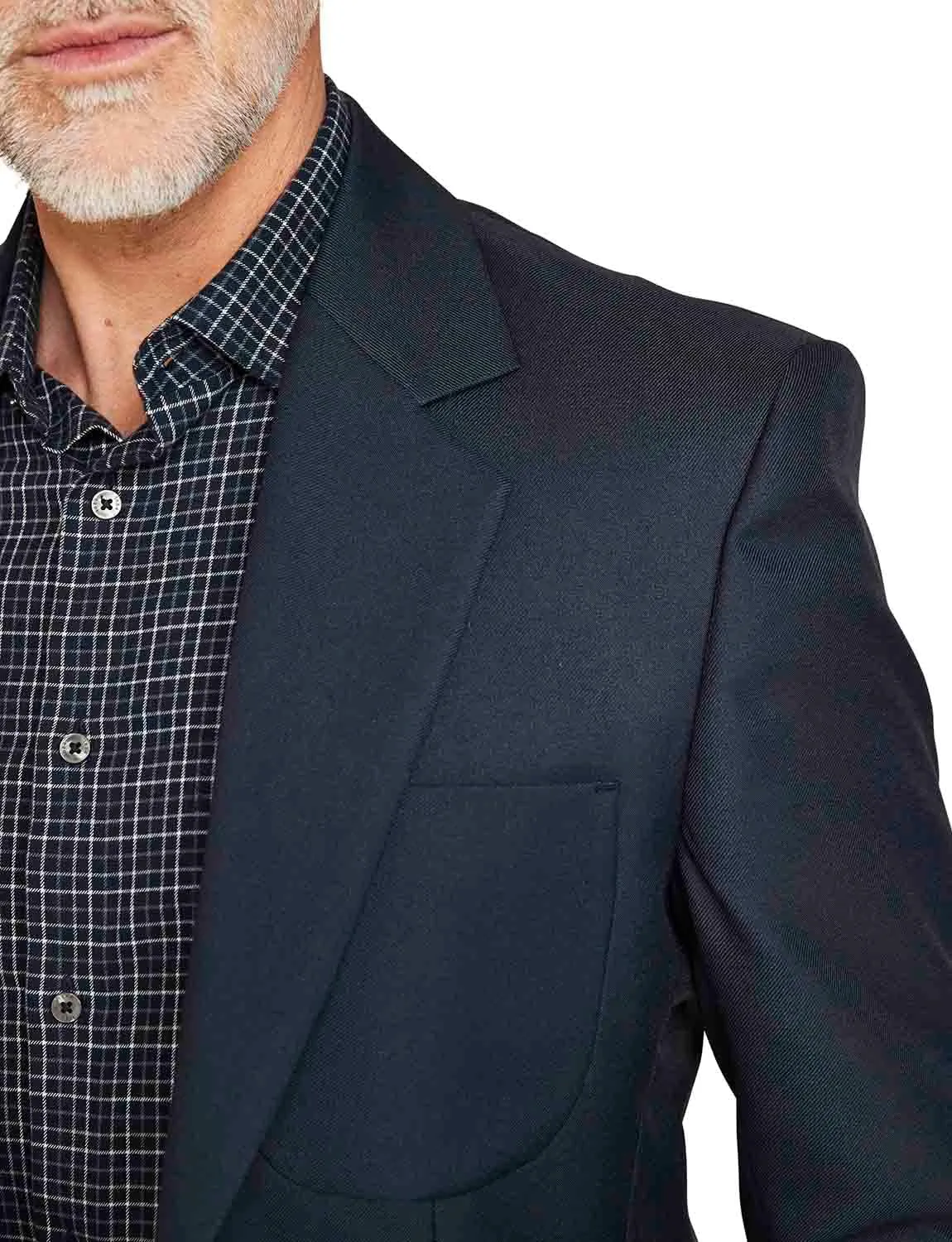 Men's Single Breasted Classic Oxford Regular Fit Blazer Formal or Casual Wear