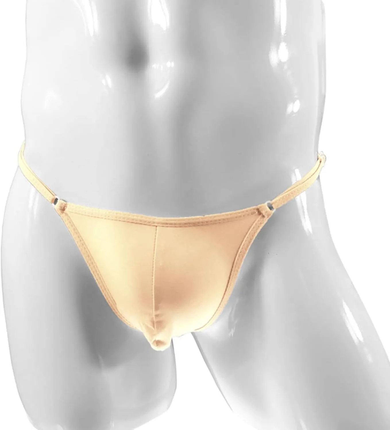 Mens String Bikini Briefs Underwear Low Rise Comfort Exotic Underwear Men's G-String Slutty Briefs