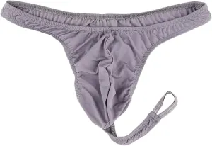 Mens String Bikini Briefs Underwear Solid Color T-Back Breathable Lingerie Men Sexy Comfort Panties