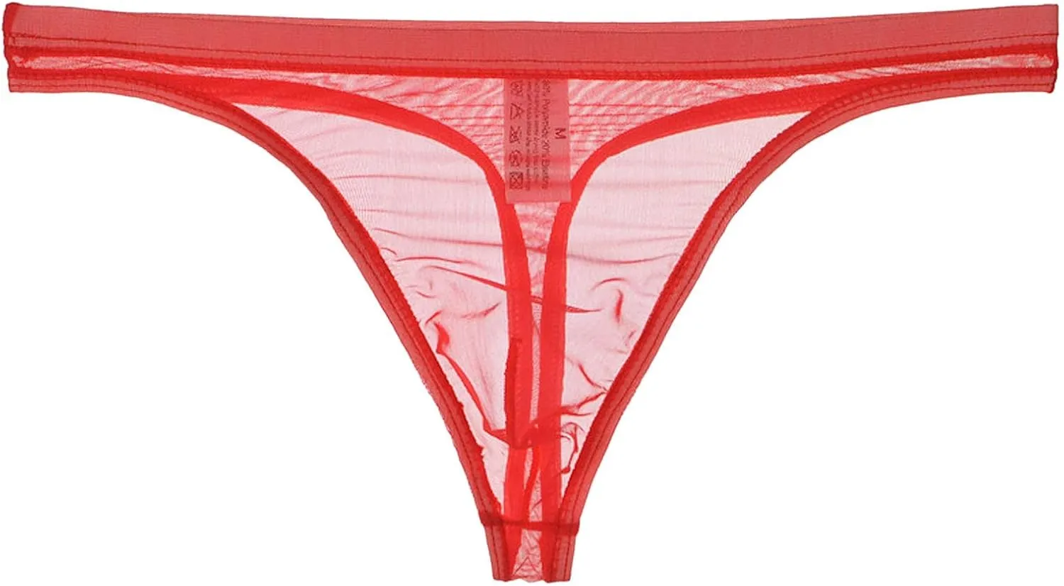 Mens Thongs and G String Underwear Comfort Bikini Slutty Panties Men Breathable T-Back Briefs
