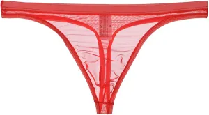 Mens Thongs and G String Underwear Comfort Bikini Slutty Panties Men Breathable T-Back Briefs