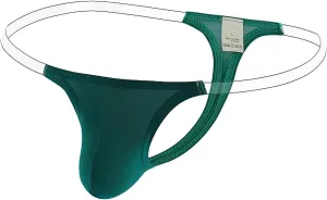Mens Thongs and G String Underwear T-Back Exotic Breathable Briefs Man Bikini Comfort Lingerie