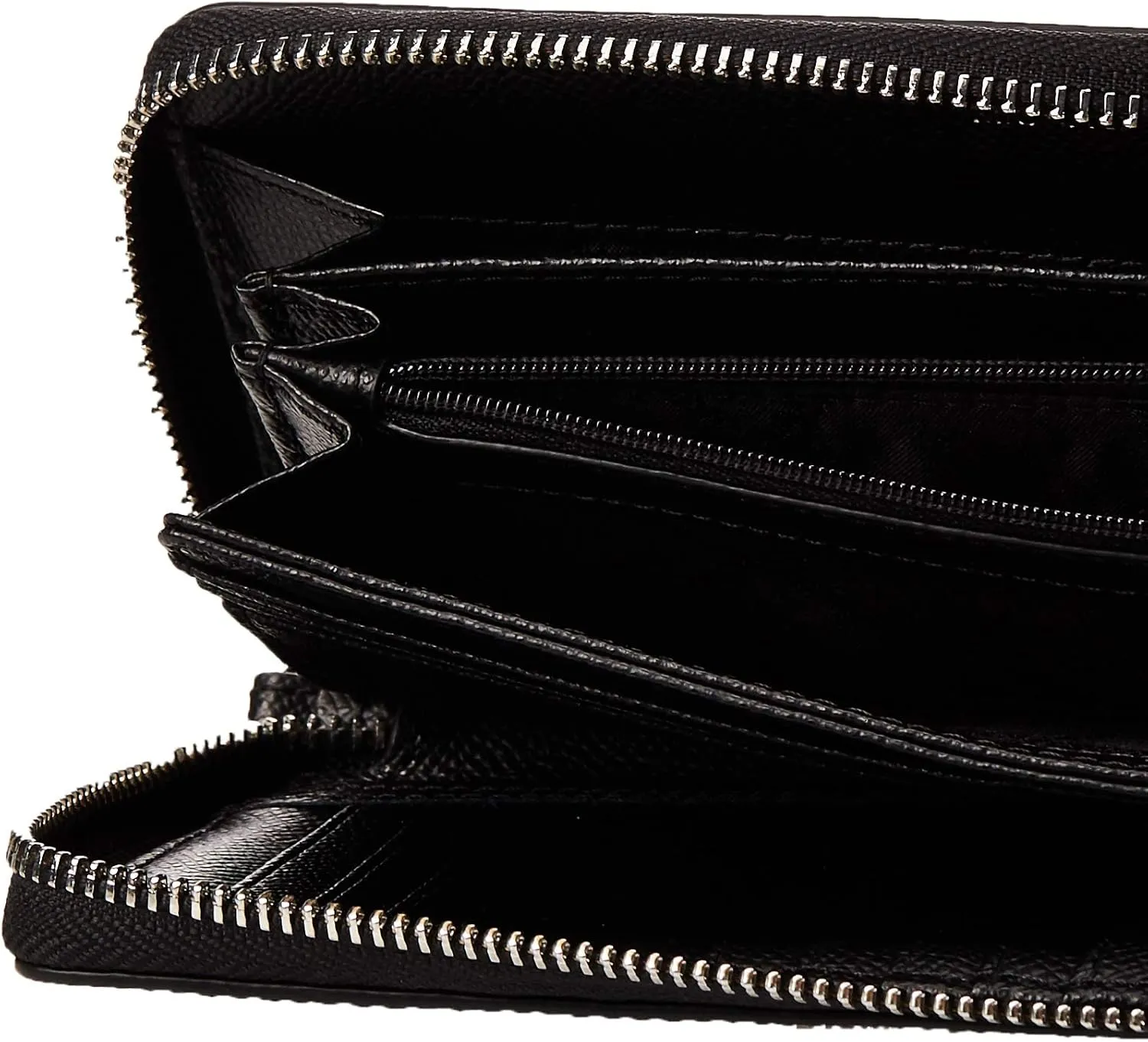Michael Kors Jet Set Travel Continental, Silver-Tone Hardware/Black