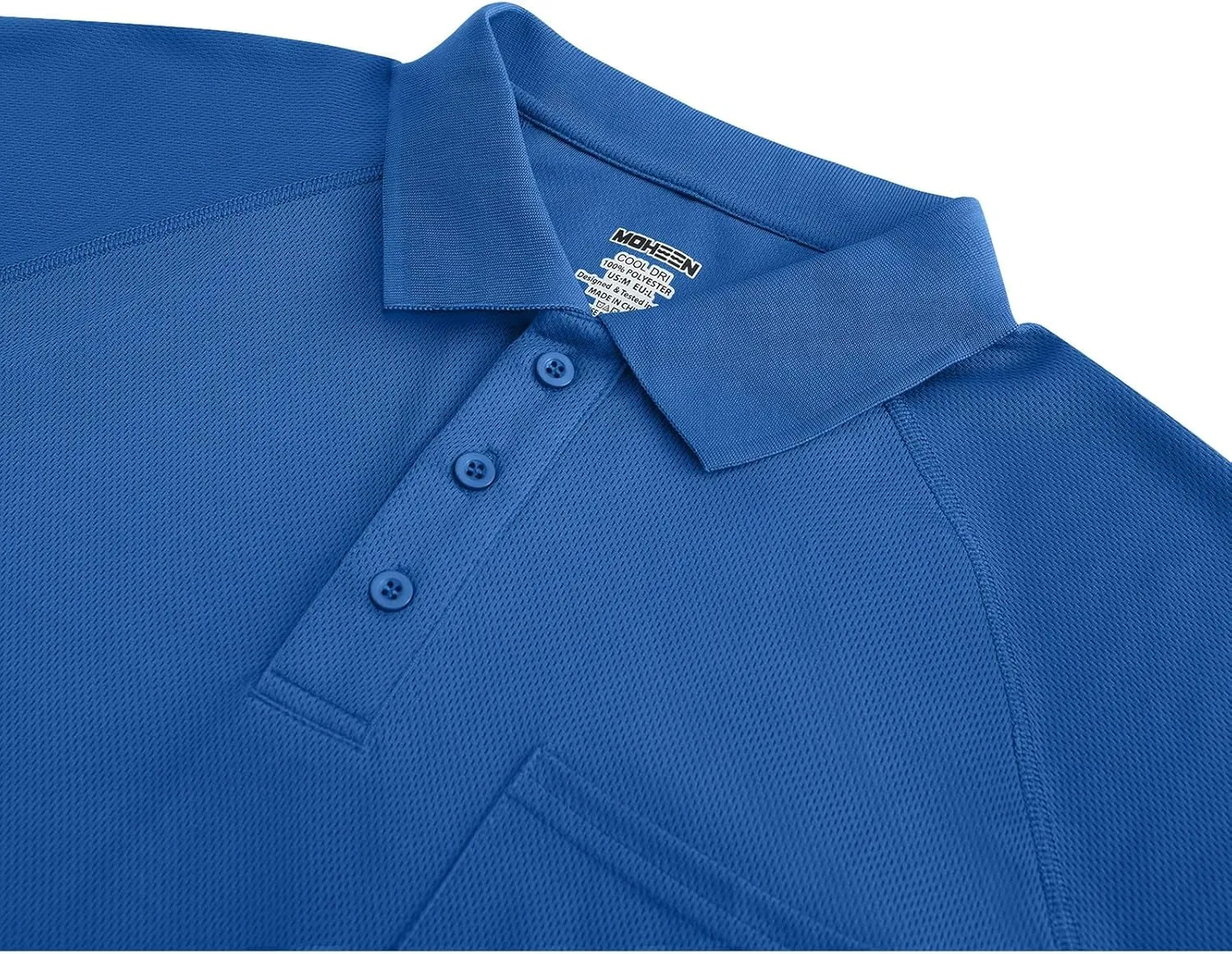 MOHEEN Men's Golf Shirts Short Sleeve Moisture Wicking Polo T-Shirts Athletic Quick Dry Fit Performance Collared UPF 50 